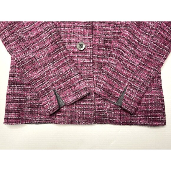 Pendleton Womens Merino Wool Coat Medium Reversible Cardigan Button Up Retro - Picture 3 of 14